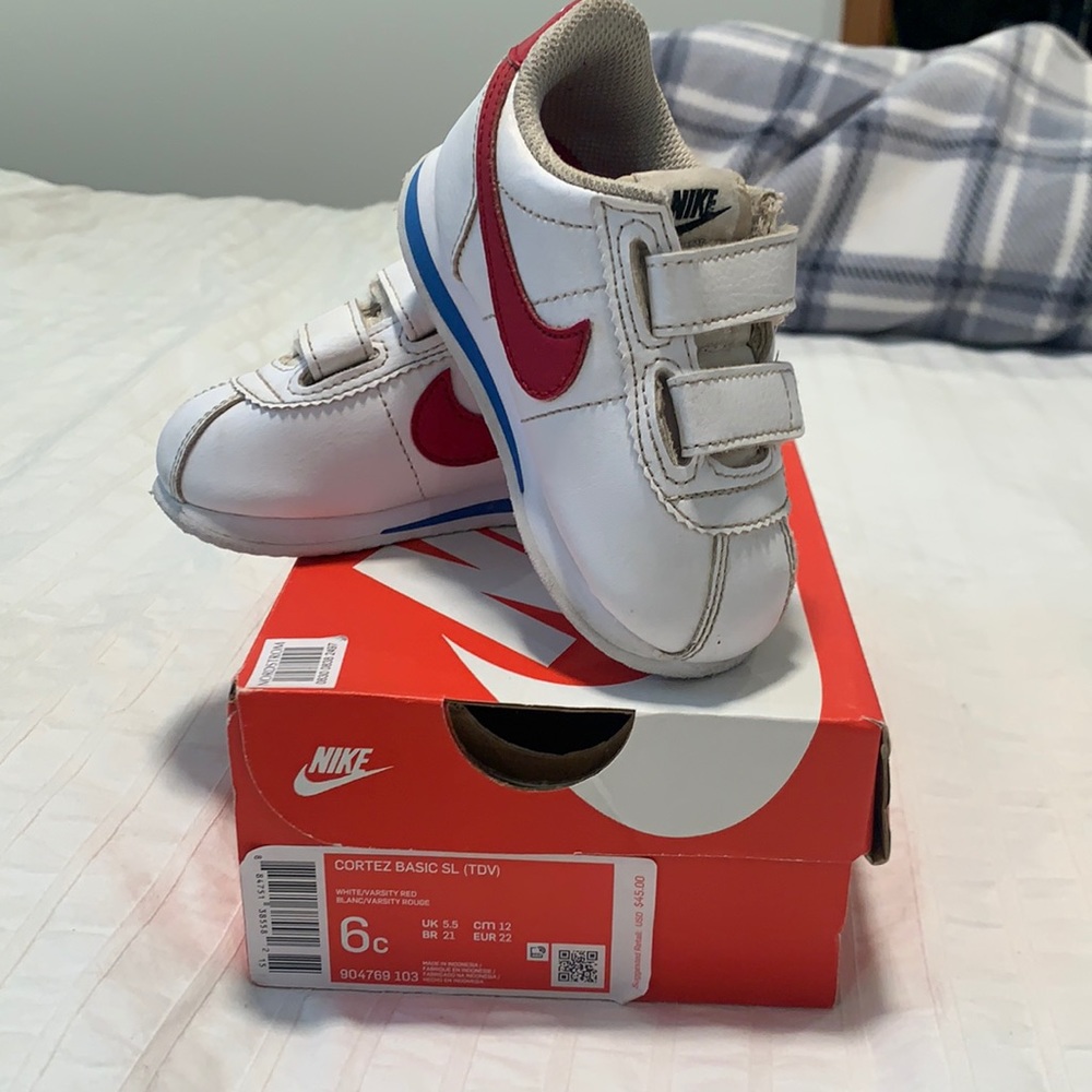 Used Toddler Cortez Varsity colors